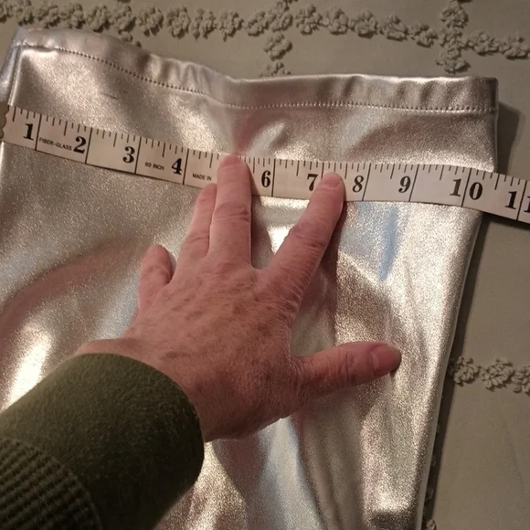 Shiny Silver Pants - Picture 7 of 9